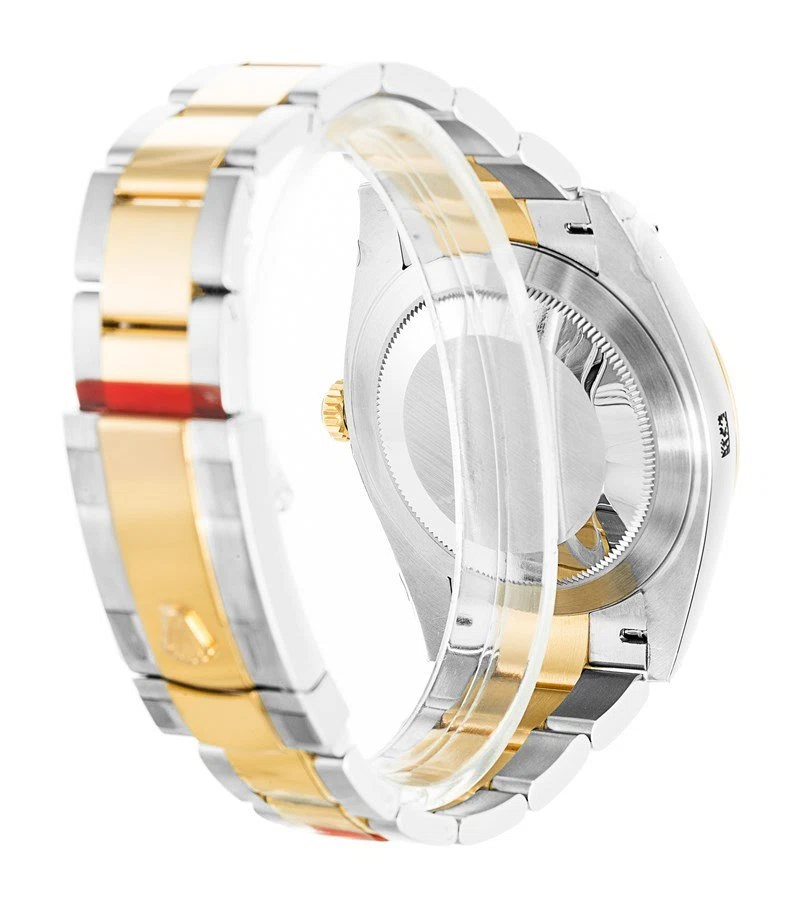 Datejust II weißes Zifferblatt 126303 Schrägansicht