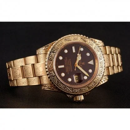 Submariner braunes Zifferblatt 1454070 Nahaufnahme