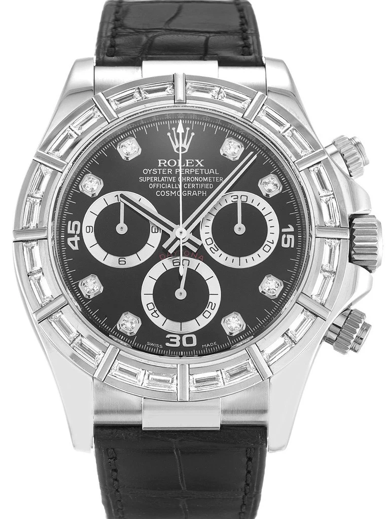 Daytona schwarzes Zifferblatt 116589BR