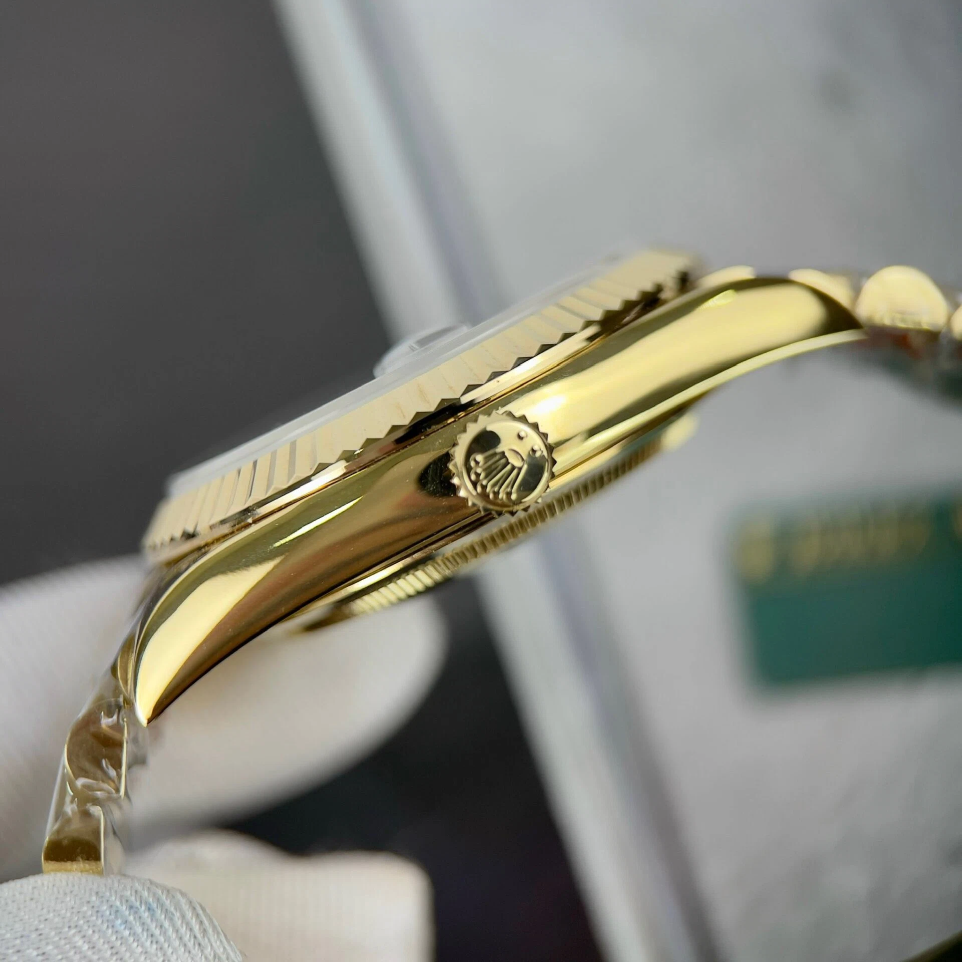 Rolex Day-Date intensivschwarzes Zifferblatt mit Diamantbesatz 228238-0004 40 mm – Superclone – Bild 7