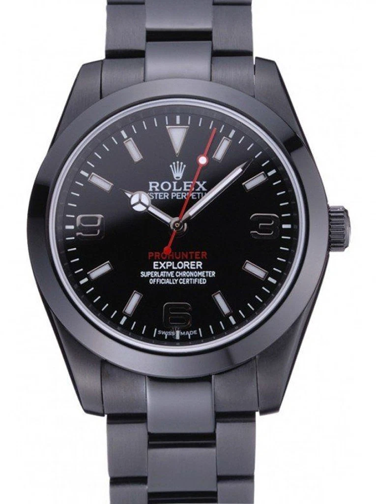 Explorer schwarzes Zifferblatt 622549
