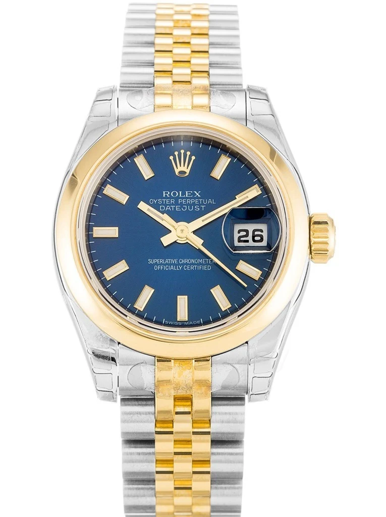 Lady-Datejust blaues Zifferblatt 179163