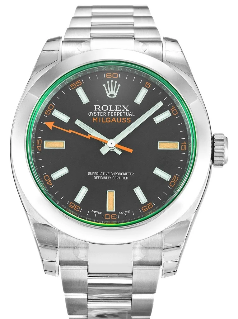 Milgauss schwarzes Zifferblatt 116400GV