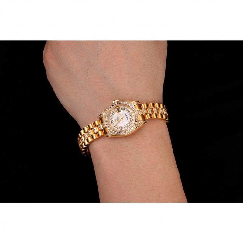 Superclone Datejust weißes Zifferblatt 1453957 Alternate Angle