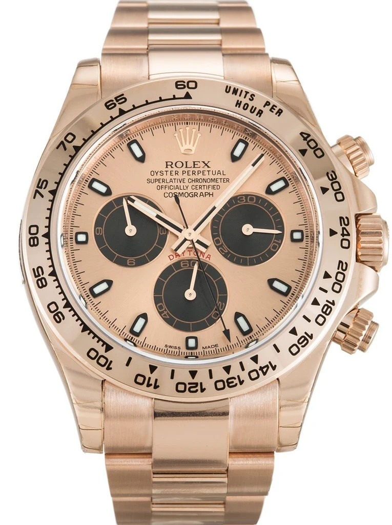 Daytona roséfarbenes Zifferblatt 116505