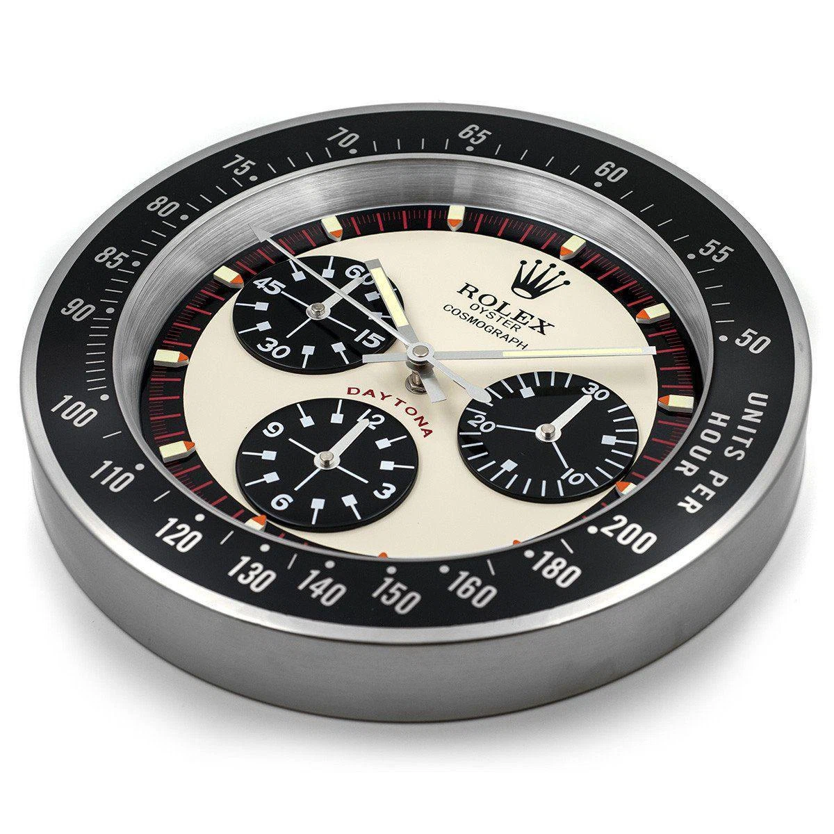 Wanduhr – DAYTONA PAUL NEWMAN Schrägansicht