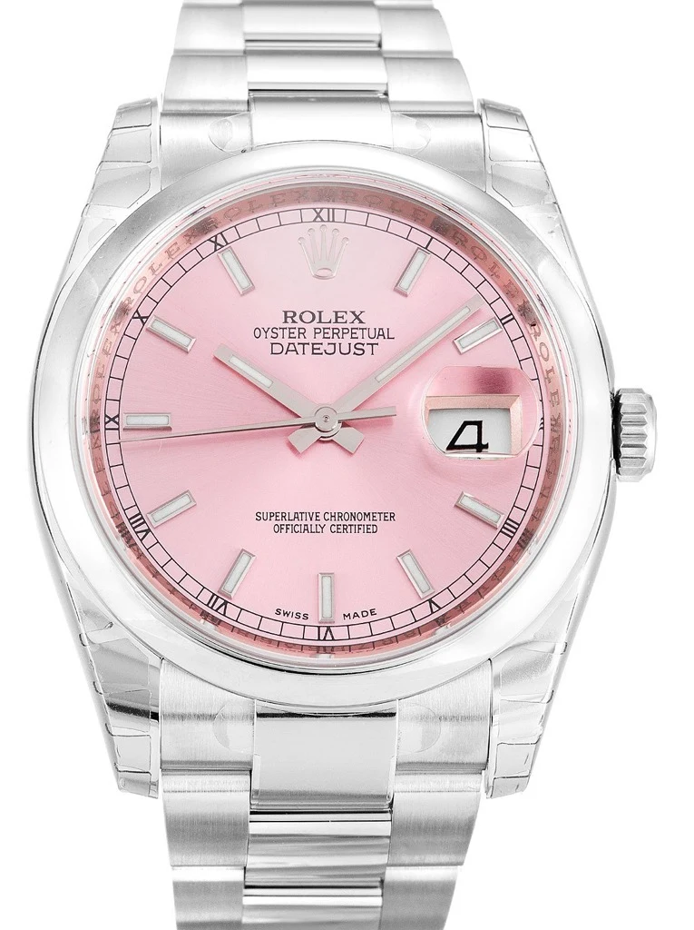 Datejust rosafarbenes Zifferblatt 116200