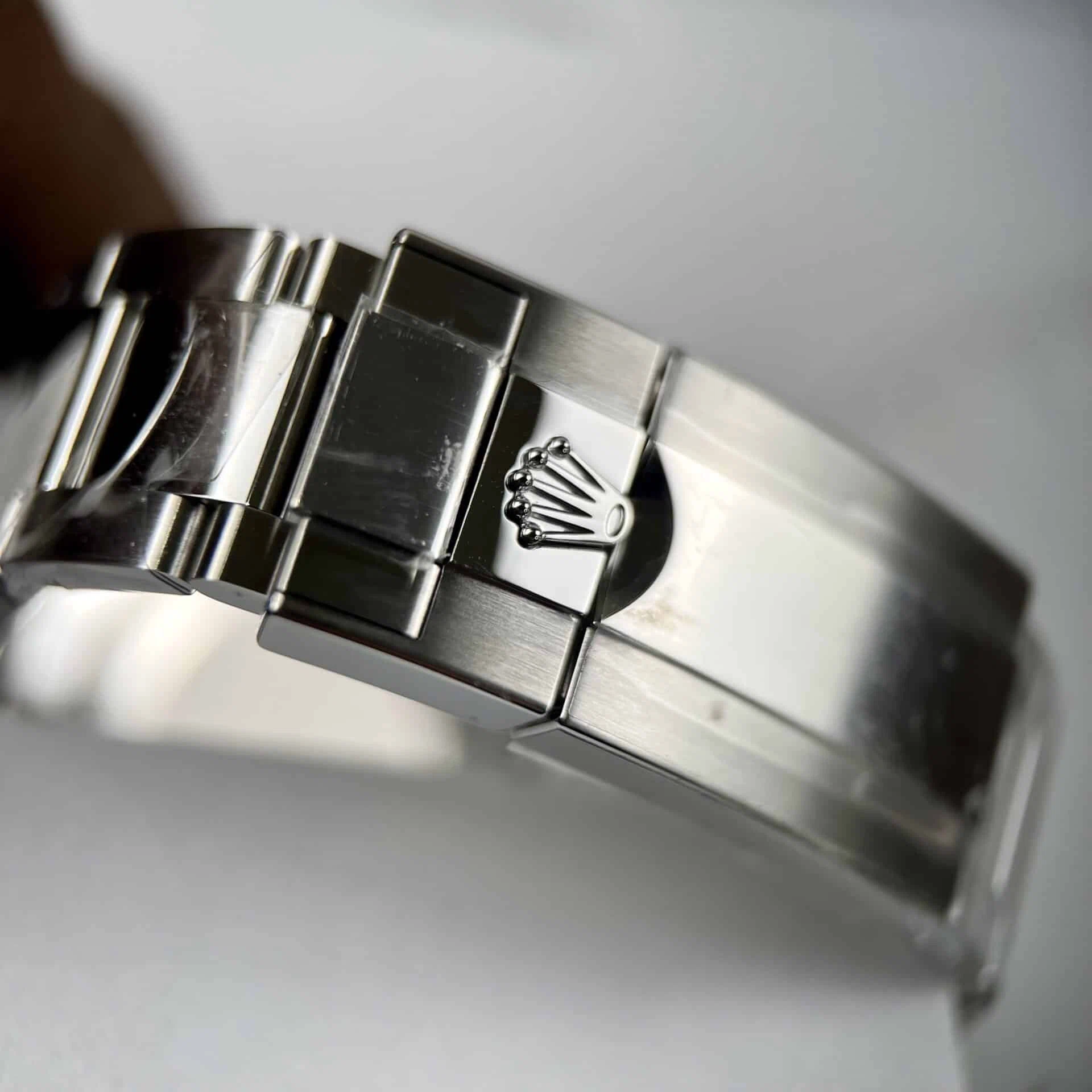 Superclone GMT-Master II Meteorit-Zifferblatt 126719BLRO "Superman" Oyster Optisches Detail