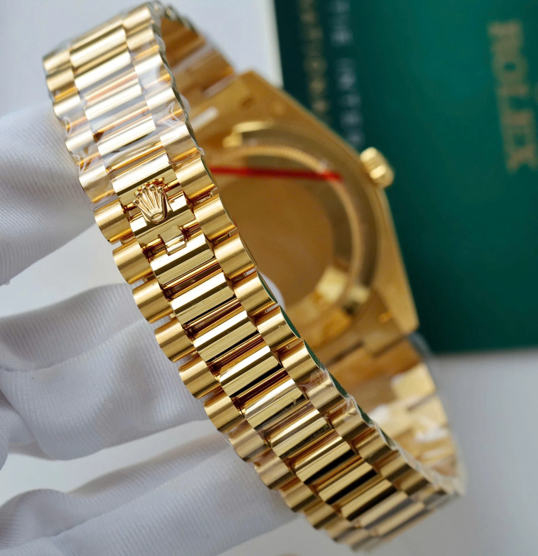 Rolex Day-Date Grünes Ombré-Zifferblatt 228238-0069 40 mm – Superclone – Bild 9